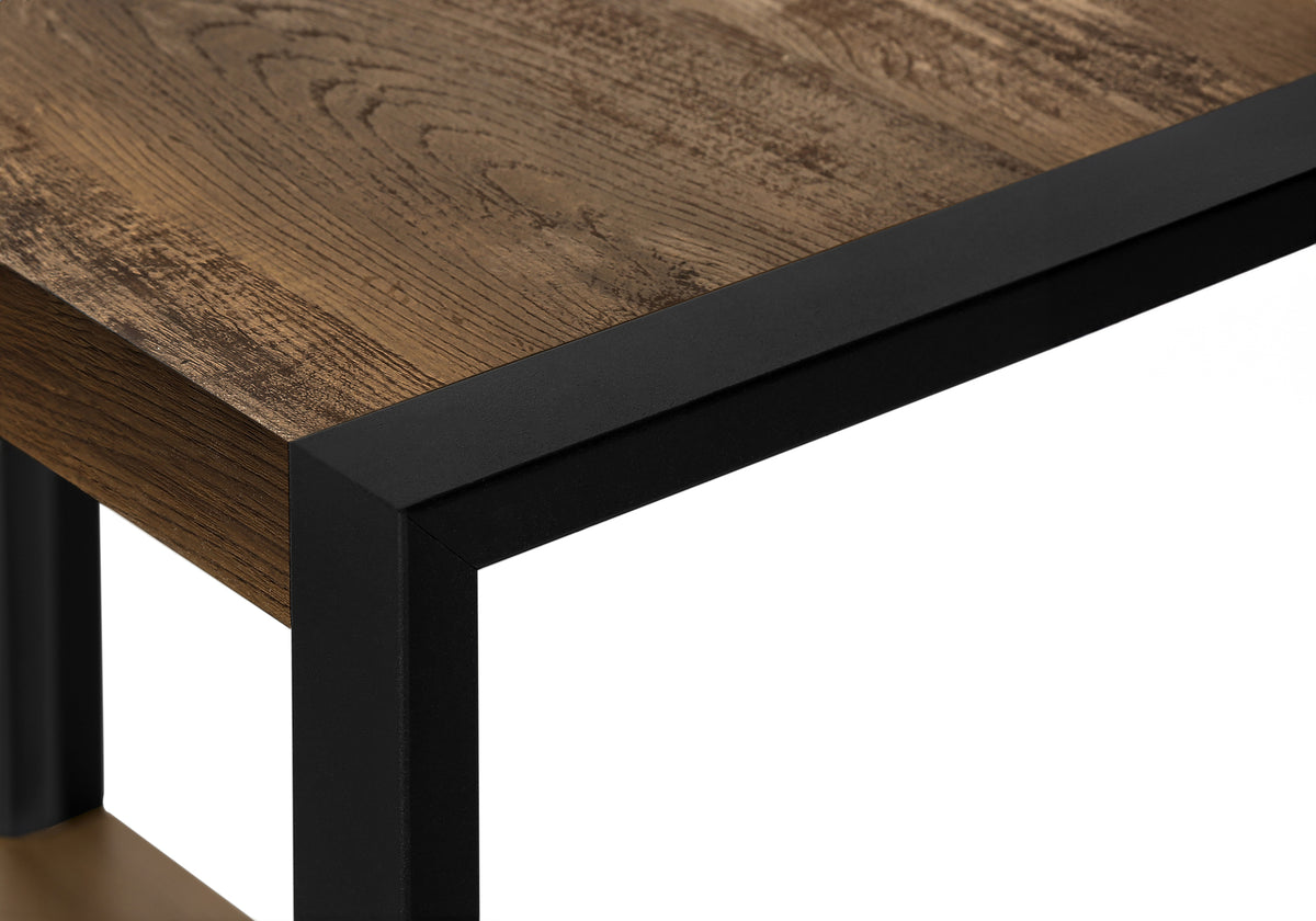 Rowan Brown Reclaimed Wood-Look Accent Table | Ortholuxe Home - Photo 8