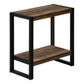 Rowan Brown Reclaimed Wood-Look Accent Table | Ortholuxe Home - Photo 3