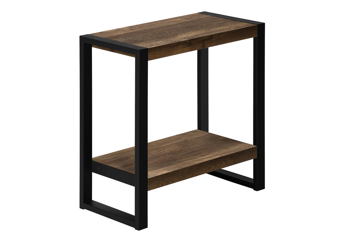 Rowan Brown Reclaimed Wood-Look Accent Table | Ortholuxe Home - Photo 3
