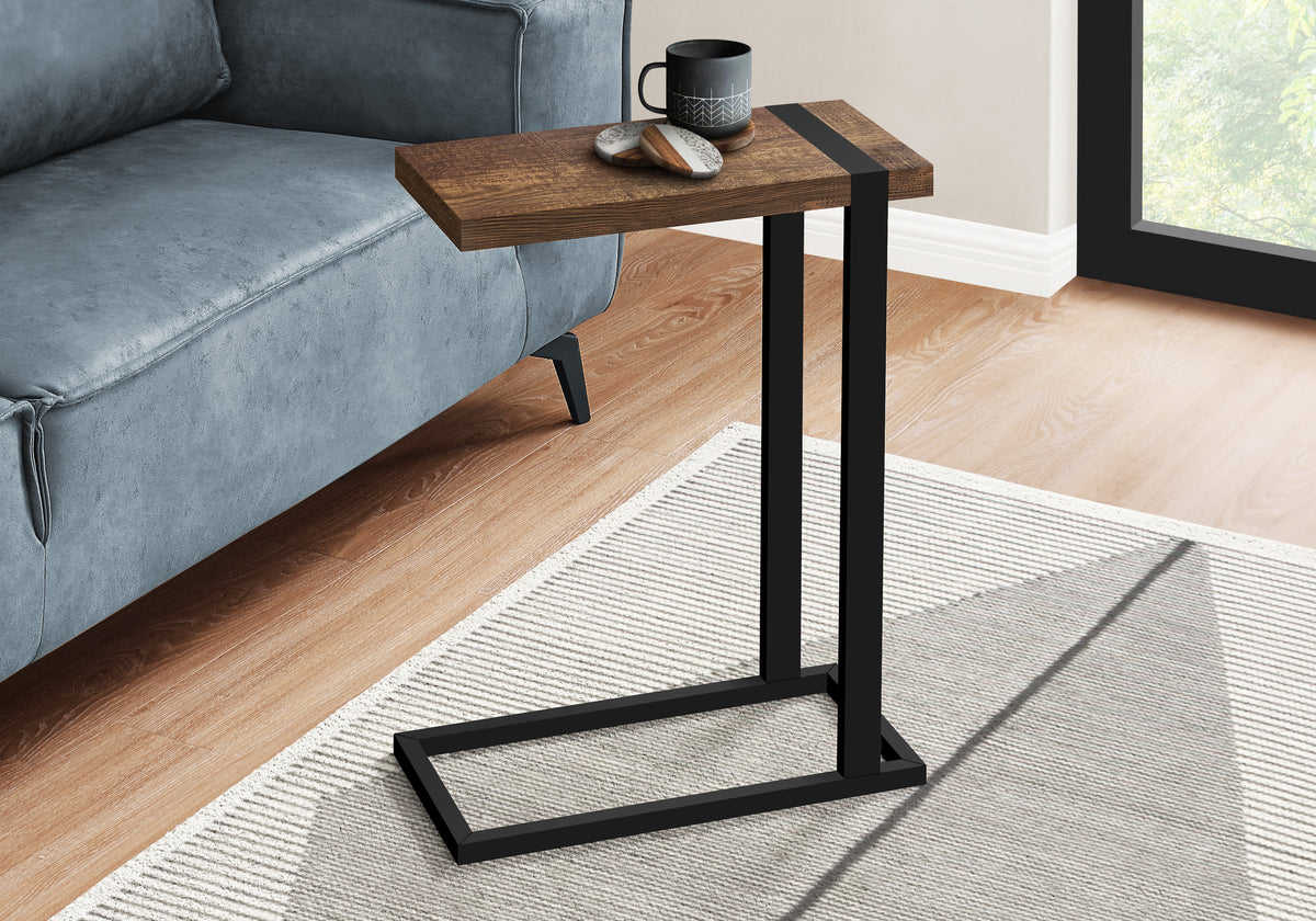 Rowan Brown Reclaimed Wood-Look Accent Table | Ortholuxe Home