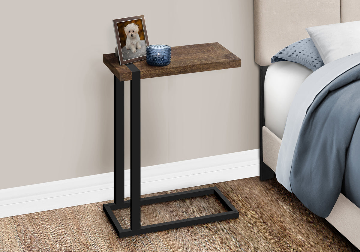 Rowan Brown Reclaimed Wood-Look Accent Table | Ortholuxe Home - Photo 2