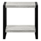 Rowan Grey Reclaimed Wood-Look Accent Table | Ortholuxe Home - Photo 4