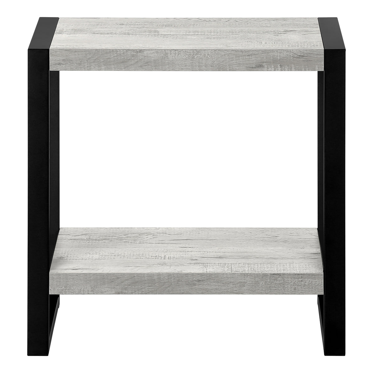 Rowan Grey Reclaimed Wood-Look Accent Table | Ortholuxe Home - Photo 4