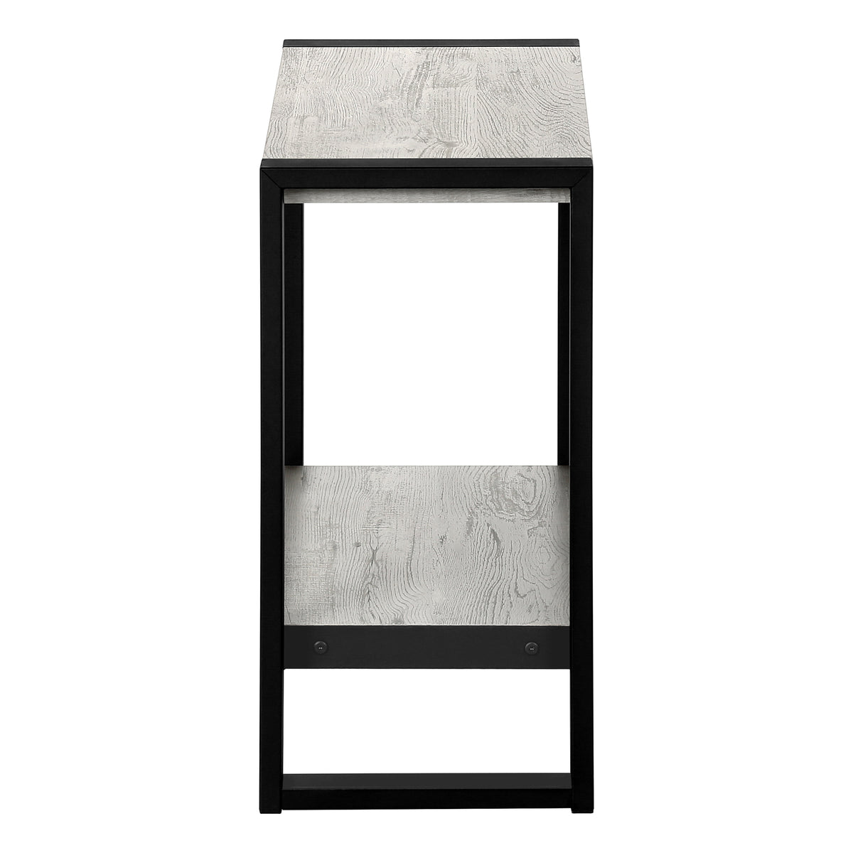Rowan Grey Reclaimed Wood-Look Accent Table | Ortholuxe Home - Photo 5