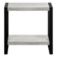 Rowan Grey Reclaimed Wood-Look Accent Table | Ortholuxe Home - Photo 6