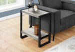 Rowan Grey Reclaimed Wood-Look Accent Table | Ortholuxe Home