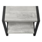 Rowan Grey Reclaimed Wood-Look Accent Table | Ortholuxe Home - Photo 7