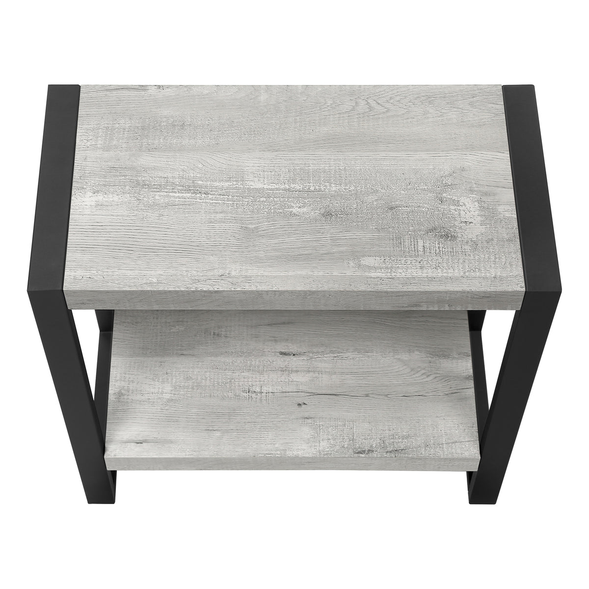 Rowan Grey Reclaimed Wood-Look Accent Table | Ortholuxe Home - Photo 7