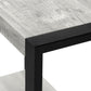 Rowan Grey Reclaimed Wood-Look Accent Table | Ortholuxe Home - Photo 8
