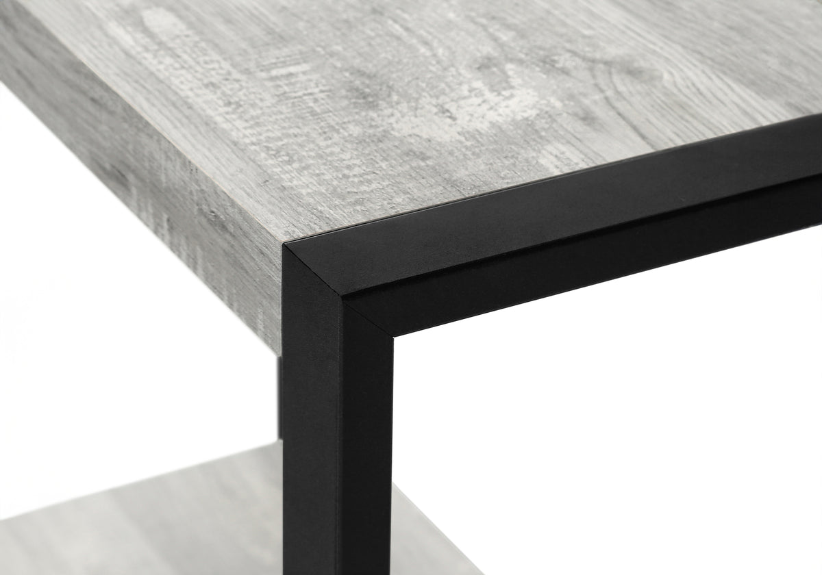 Rowan Grey Reclaimed Wood-Look Accent Table | Ortholuxe Home - Photo 8