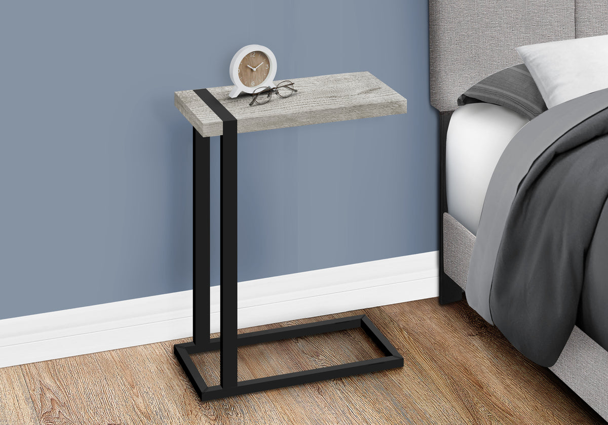 Rowan Grey Reclaimed Wood-Look Accent Table | Ortholuxe Home - Photo 2