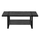 Sequoia Black Reclaimed Wood-Look Coffee Table | Ortholuxe Home - Photo 3