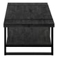 Sequoia Black Reclaimed Wood-Look Coffee Table | Ortholuxe Home - Photo 4