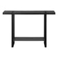 Sequoia Black Reclaimed Wood-Look Accent Table | Ortholuxe Home - Photo 4