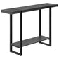 Sequoia Black Reclaimed Wood-Look Accent Table | Ortholuxe Home - Photo 3
