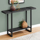 Sequoia Black Reclaimed Wood-Look Accent Table | Ortholuxe Home - Photo 2