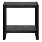 Sequoia Black Reclaimed Wood-Look Accent Table | Ortholuxe Home - Photo 4