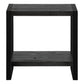 Sequoia Black Reclaimed Wood-Look Accent Table | Ortholuxe Home - Photo 6
