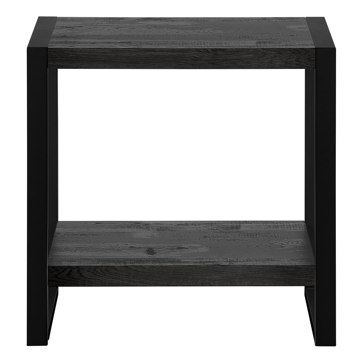 Sequoia Black Reclaimed Wood-Look Accent Table | Ortholuxe Home - Photo 6