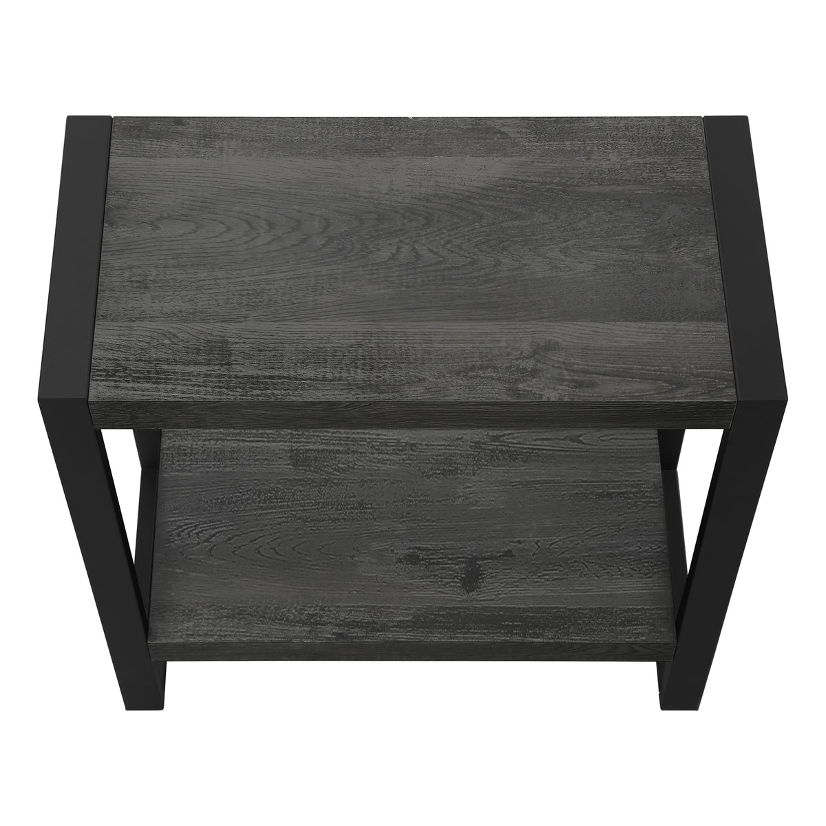 Sequoia Black Reclaimed Wood-Look Accent Table | Ortholuxe Home - Photo 7