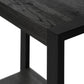 Sequoia Black Reclaimed Wood-Look Accent Table | Ortholuxe Home - Photo 8