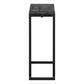 Sequoia Black Reclaimed Wood-Look Accent Table | Ortholuxe Home - Photo 5