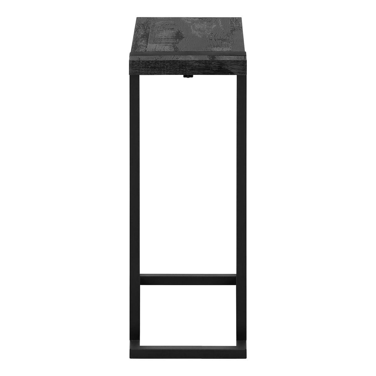 Sequoia Black Reclaimed Wood-Look Accent Table | Ortholuxe Home - Photo 5
