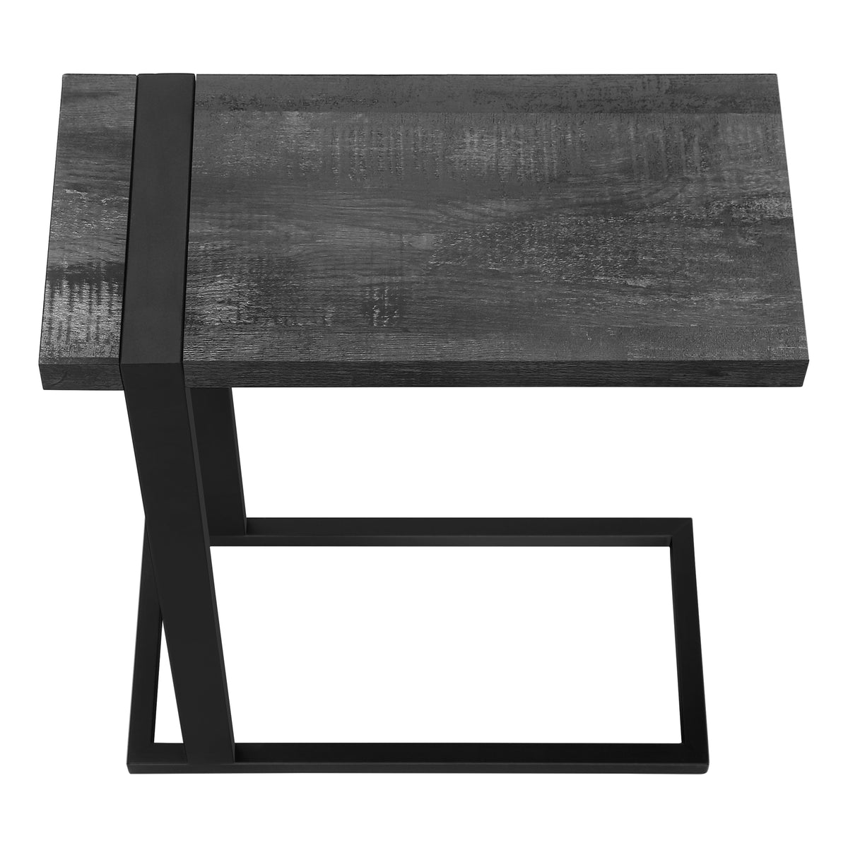 Sequoia Black Reclaimed Wood-Look Accent Table | Ortholuxe Home - Photo 7