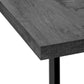 Sequoia Black Reclaimed Wood-Look Accent Table | Ortholuxe Home - Photo 8