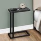 Sequoia Black Reclaimed Wood-Look Accent Table | Ortholuxe Home - Photo 2