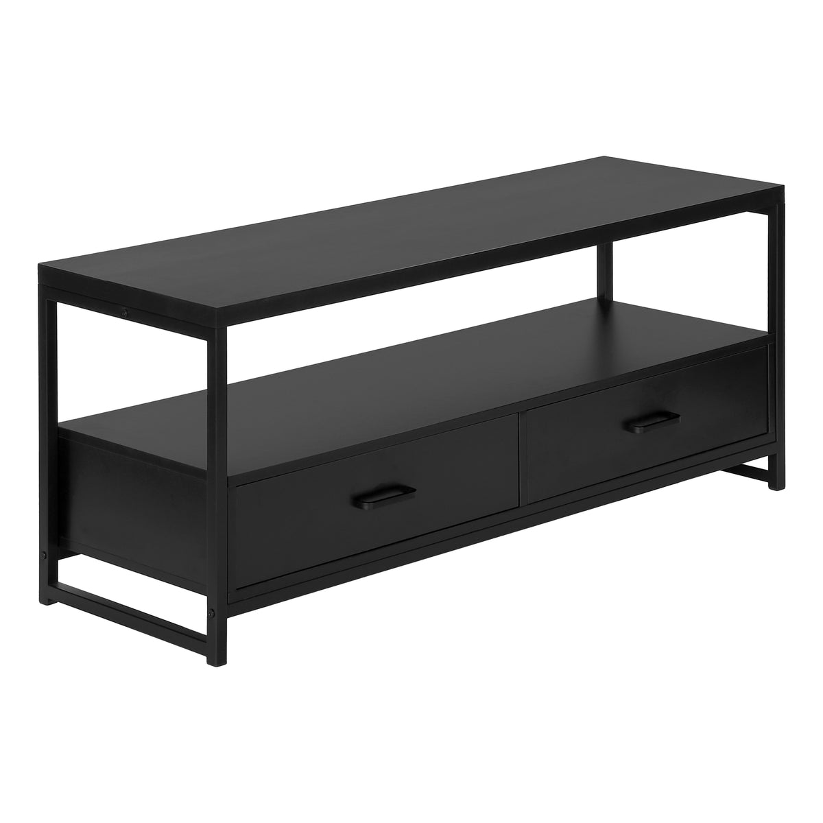 Aspen Black Metal TV Stand | Ortholuxe Home - Photo 2