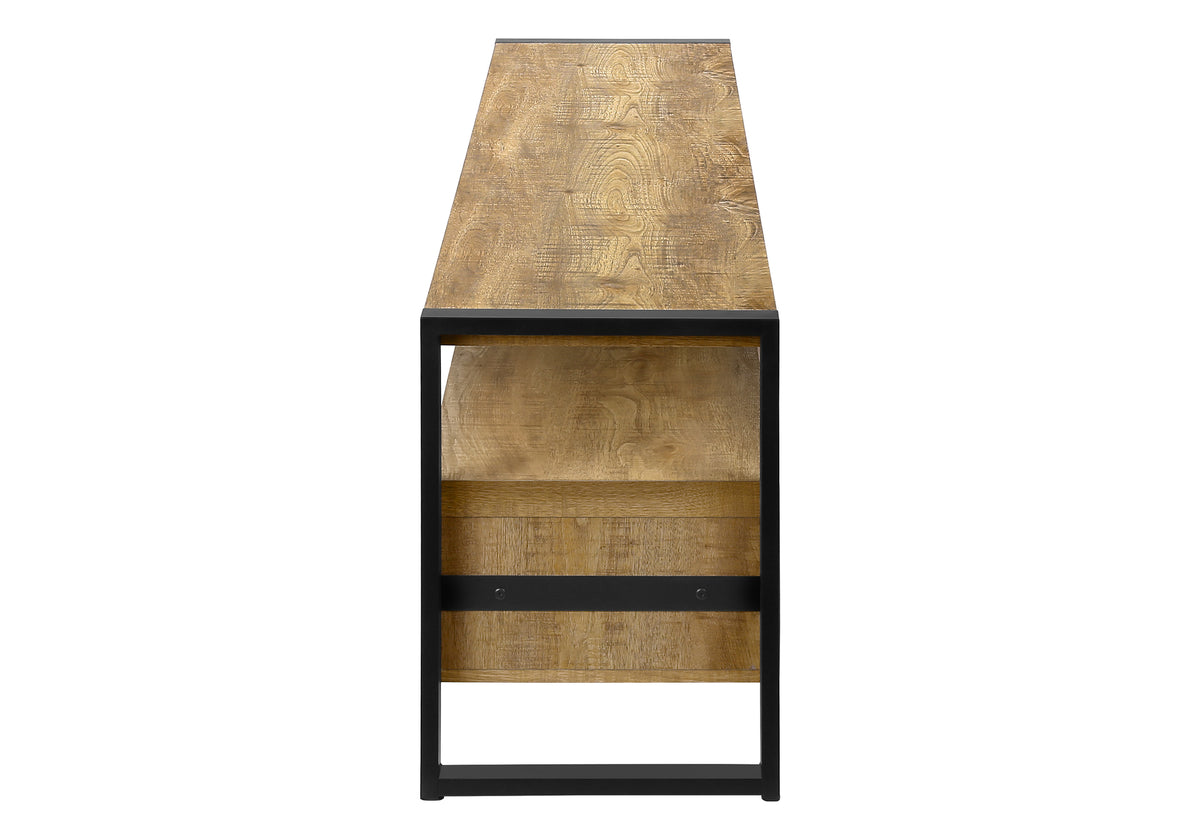 Briar 3 Drawers Mango Wood-Look TV Stand | Ortholuxe Home - Photo 4