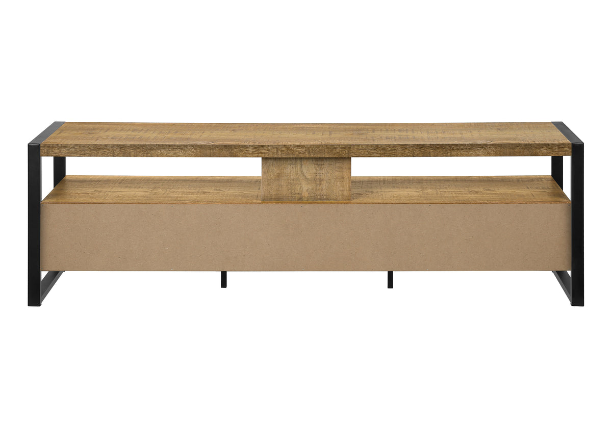 Briar 3 Drawers Mango Wood-Look TV Stand | Ortholuxe Home - Photo 5