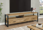 Briar 3 Drawers Mango Wood-Look TV Stand | Ortholuxe Home