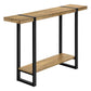 Briar Mango Wood-Look & Black Metal Accent Table | Ortholuxe Home - Photo 2