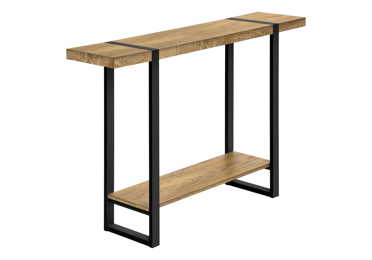 Briar Mango Wood-Look & Black Metal Accent Table | Ortholuxe Home - Photo 2