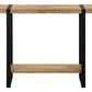 Briar Mango Wood-Look & Black Metal Accent Table | Ortholuxe Home - Photo 3