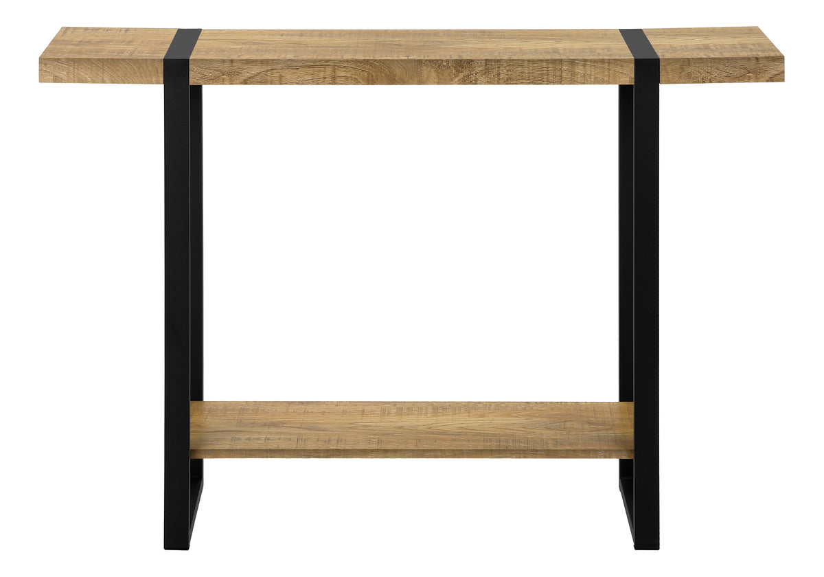 Briar Mango Wood-Look & Black Metal Accent Table | Ortholuxe Home - Photo 3
