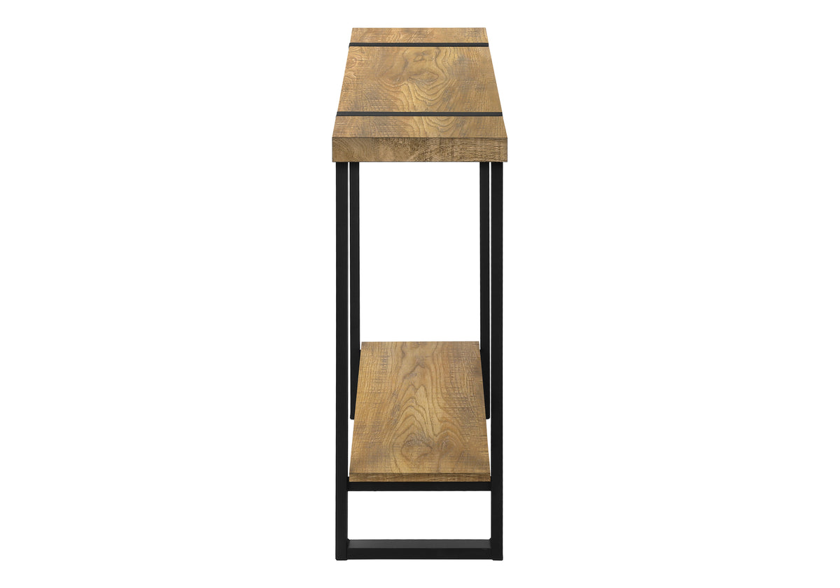 Briar Mango Wood-Look & Black Metal Accent Table | Ortholuxe Home - Photo 4
