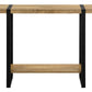 Briar Mango Wood-Look & Black Metal Accent Table | Ortholuxe Home - Photo 5