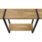 Briar Mango Wood-Look & Black Metal Accent Table | Ortholuxe Home - Photo 6