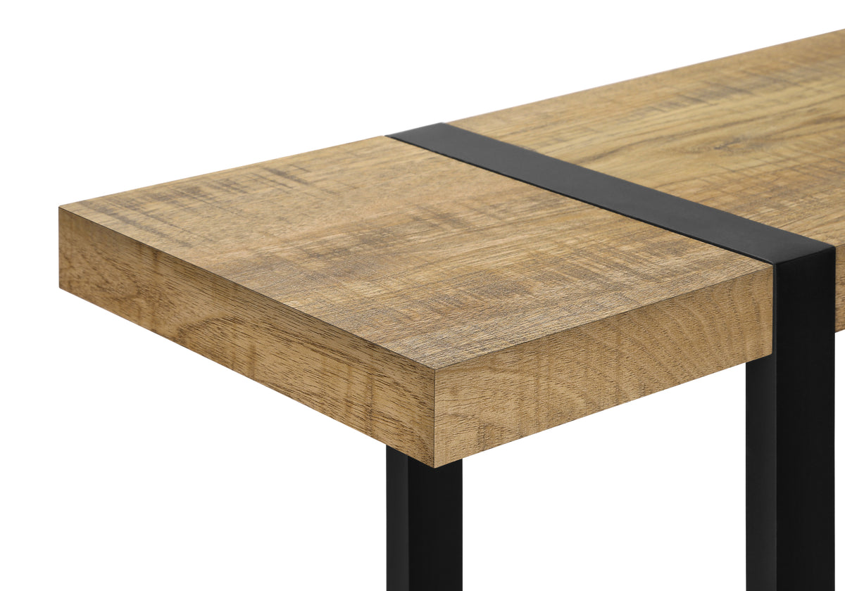 Briar Mango Wood-Look & Black Metal Accent Table | Ortholuxe Home - Photo 7