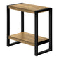 Briar Mango Wood-Look & Black Metal Accent Table | Ortholuxe Home - Photo 2