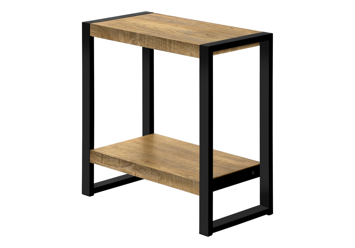 Briar Mango Wood-Look & Black Metal Accent Table | Ortholuxe Home - Photo 2