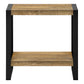 Briar Mango Wood-Look & Black Metal Accent Table | Ortholuxe Home - Photo 3