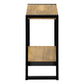 Briar Mango Wood-Look & Black Metal Accent Table | Ortholuxe Home - Photo 4