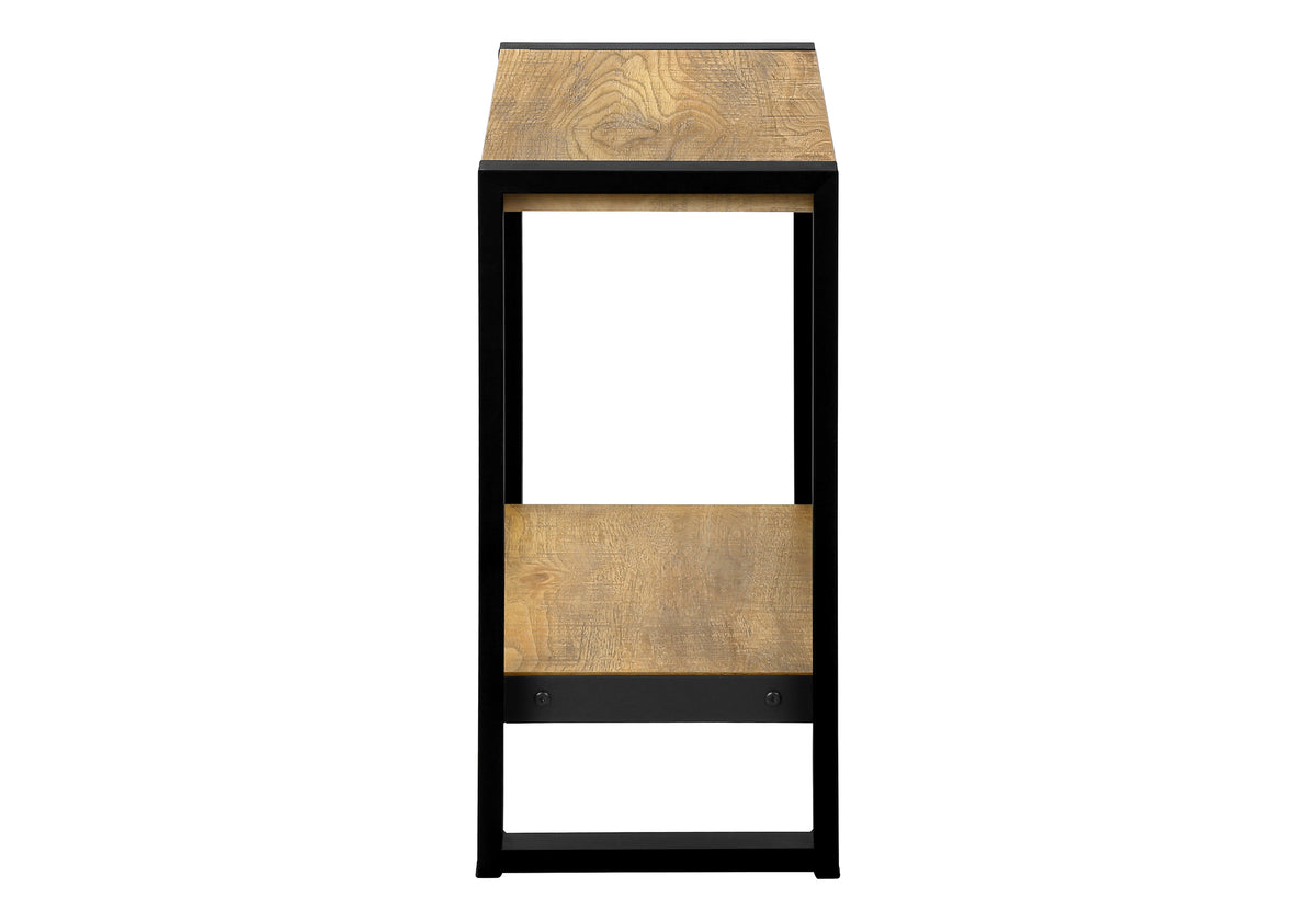 Briar Mango Wood-Look & Black Metal Accent Table | Ortholuxe Home - Photo 4