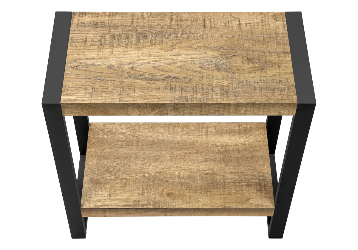 Briar Mango Wood-Look & Black Metal Accent Table | Ortholuxe Home - Photo 6