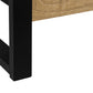 Briar Mango Wood-Look & Black Metal Accent Table | Ortholuxe Home - Photo 8