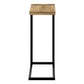 Briar Mango Wood-Look & Black Metal Accent Table | Ortholuxe Home - Photo 3